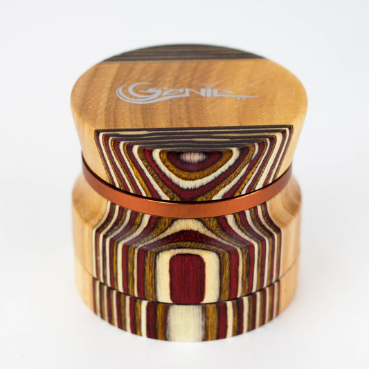 Genie 4 Parts Wooden Cover Grinder_0