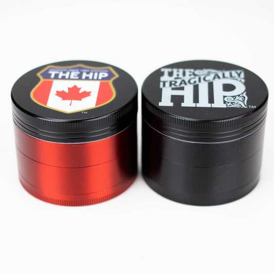 THE TRAGICALLY HIP - 4 Piece Metal Red Grinder by Infyniti_0