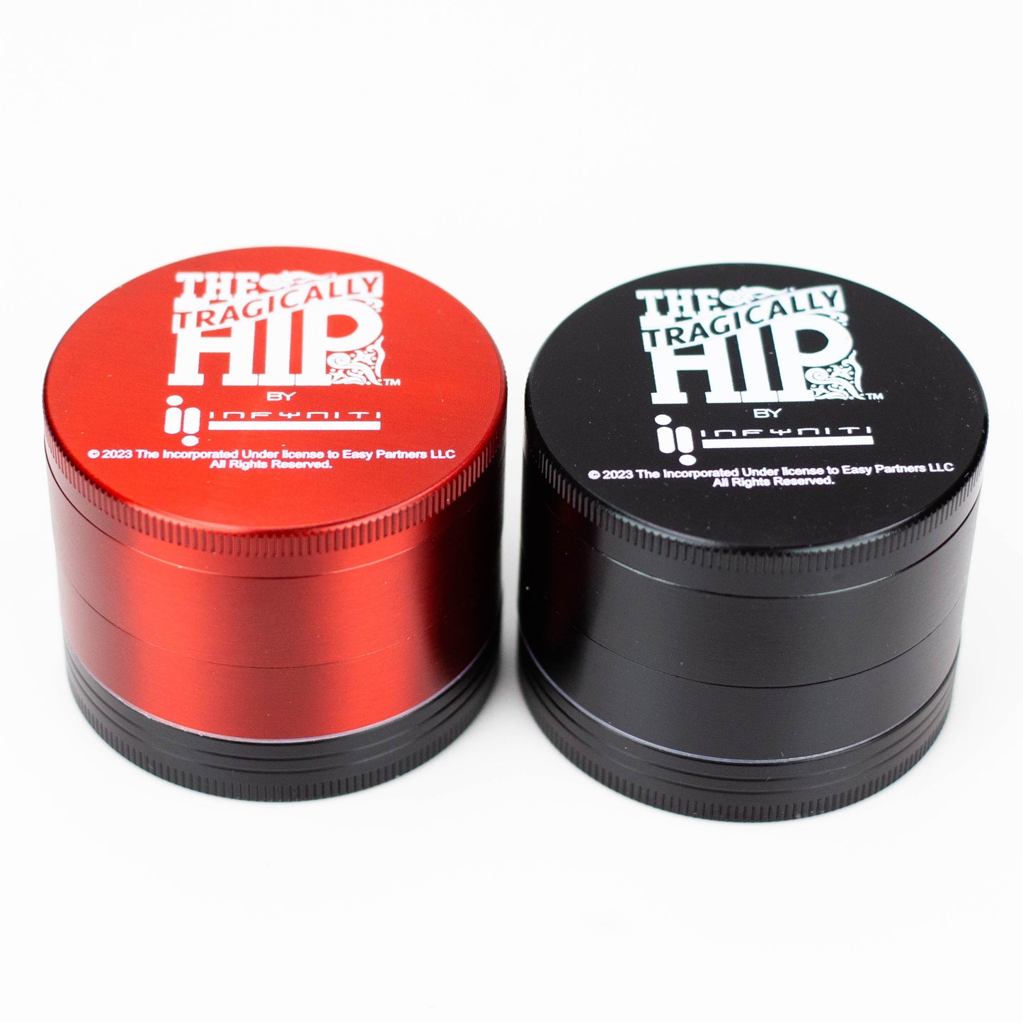 THE TRAGICALLY HIP - 4 Piece Metal Red Grinder by Infyniti_1