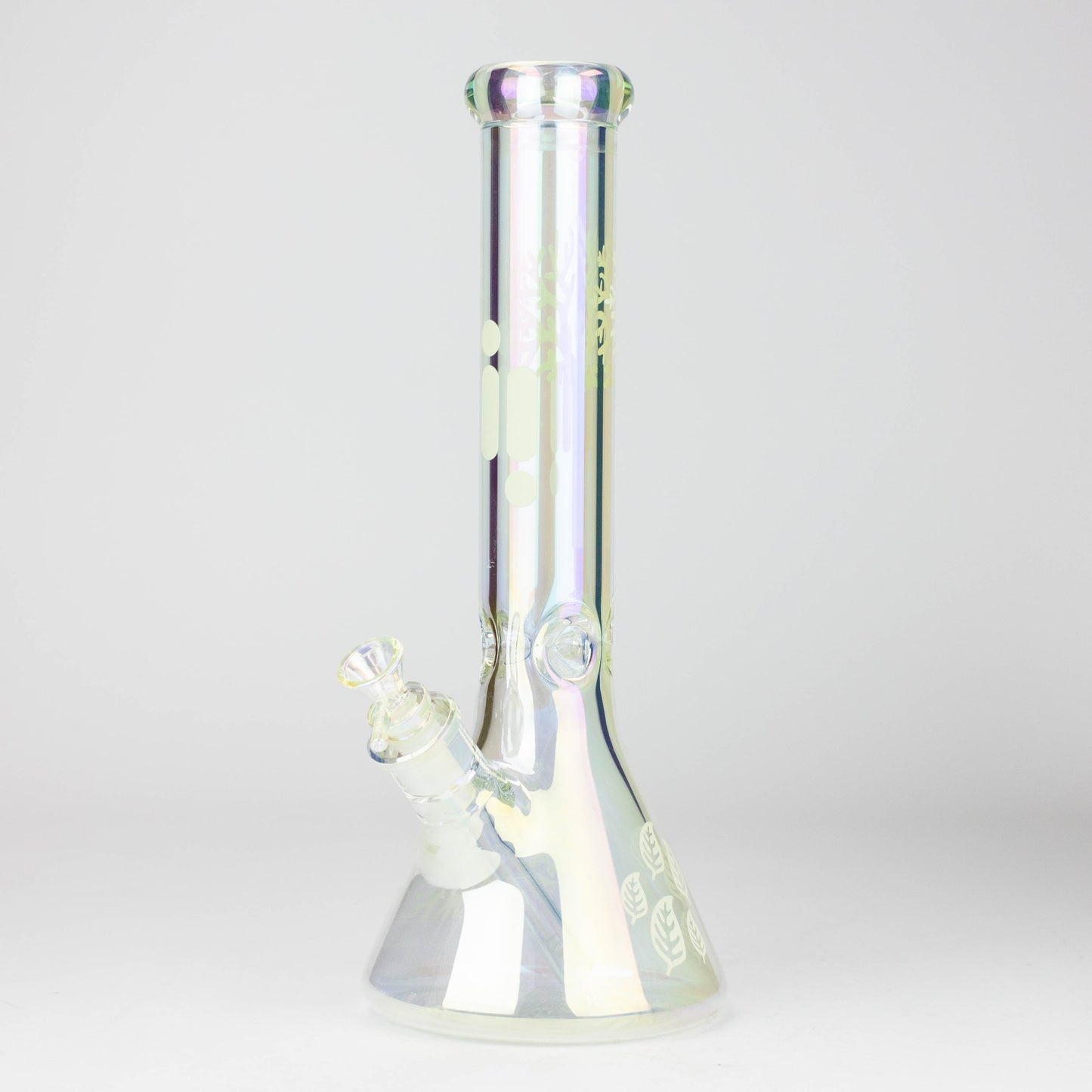14" Infyniti Tree of Life 7mm Metallic Glass Bong_12