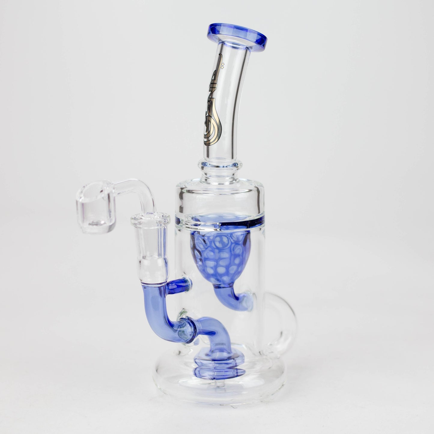 Genie | 9" Recycled Bubbler with a Banger_4