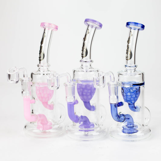 Genie | 9" Recycled Bubbler with a Banger_0