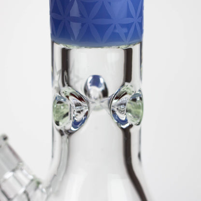 Genie | 17" Sandblasted Artwork Tube 7mm Glass Water Bong_2