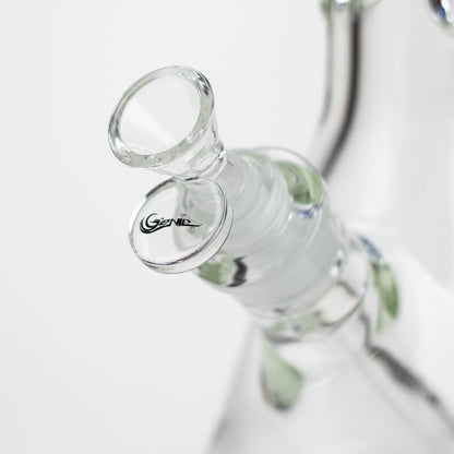 Genie | 17" Sandblasted Artwork Tube 7mm Glass Water Bong_3