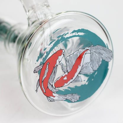 Infyniti | Untamed 14" 7 mm Classic Beaker Water Bong - Koi Fish_1