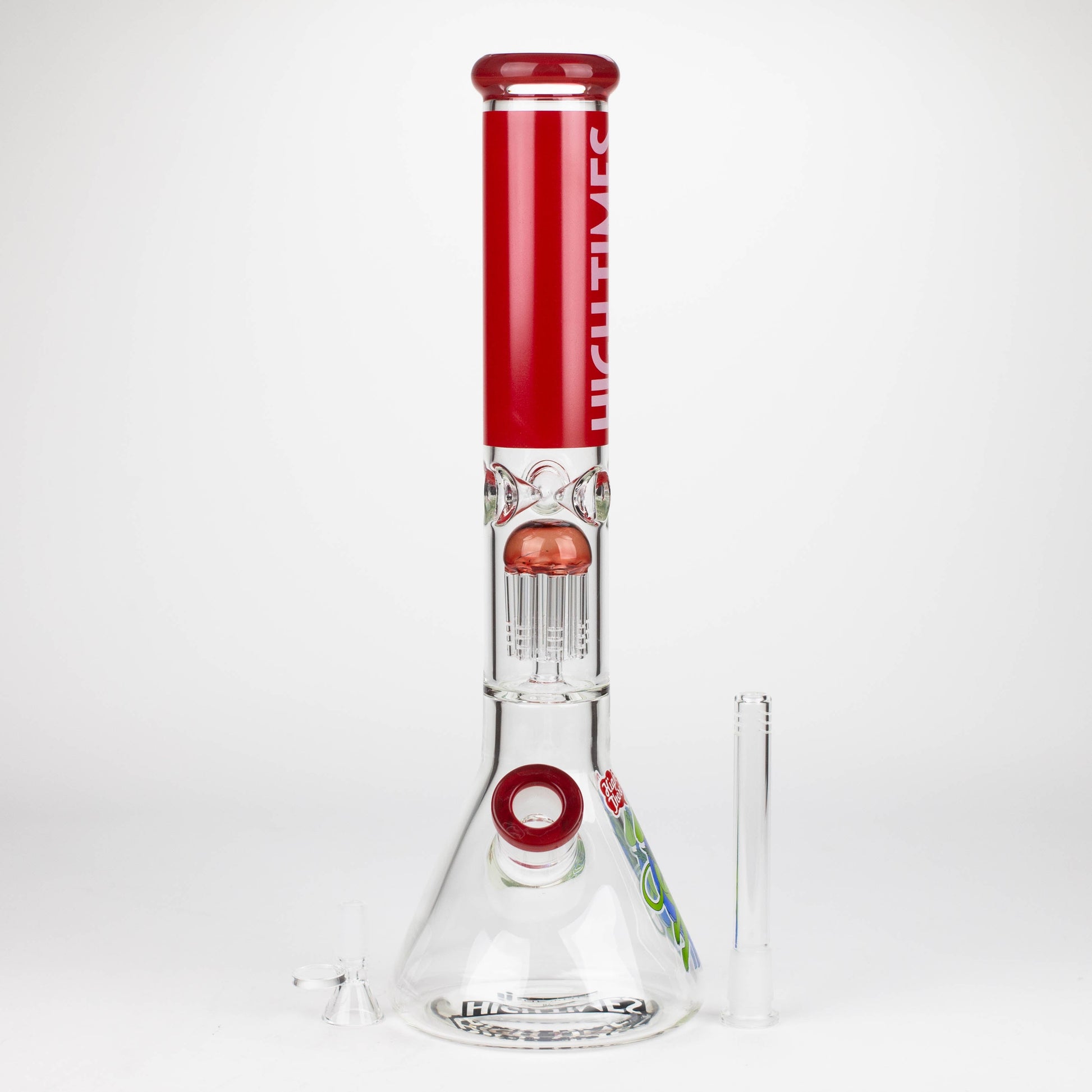 Infyniti | High Times 16" 7 mm Classic Beaker Water Bong with Tree Arm Percolator_2