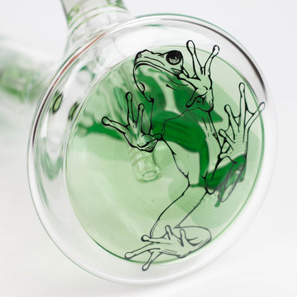 Infyniti | Untamed 14" 7 mm Classic Beaker Water Bong - Green Frog_1