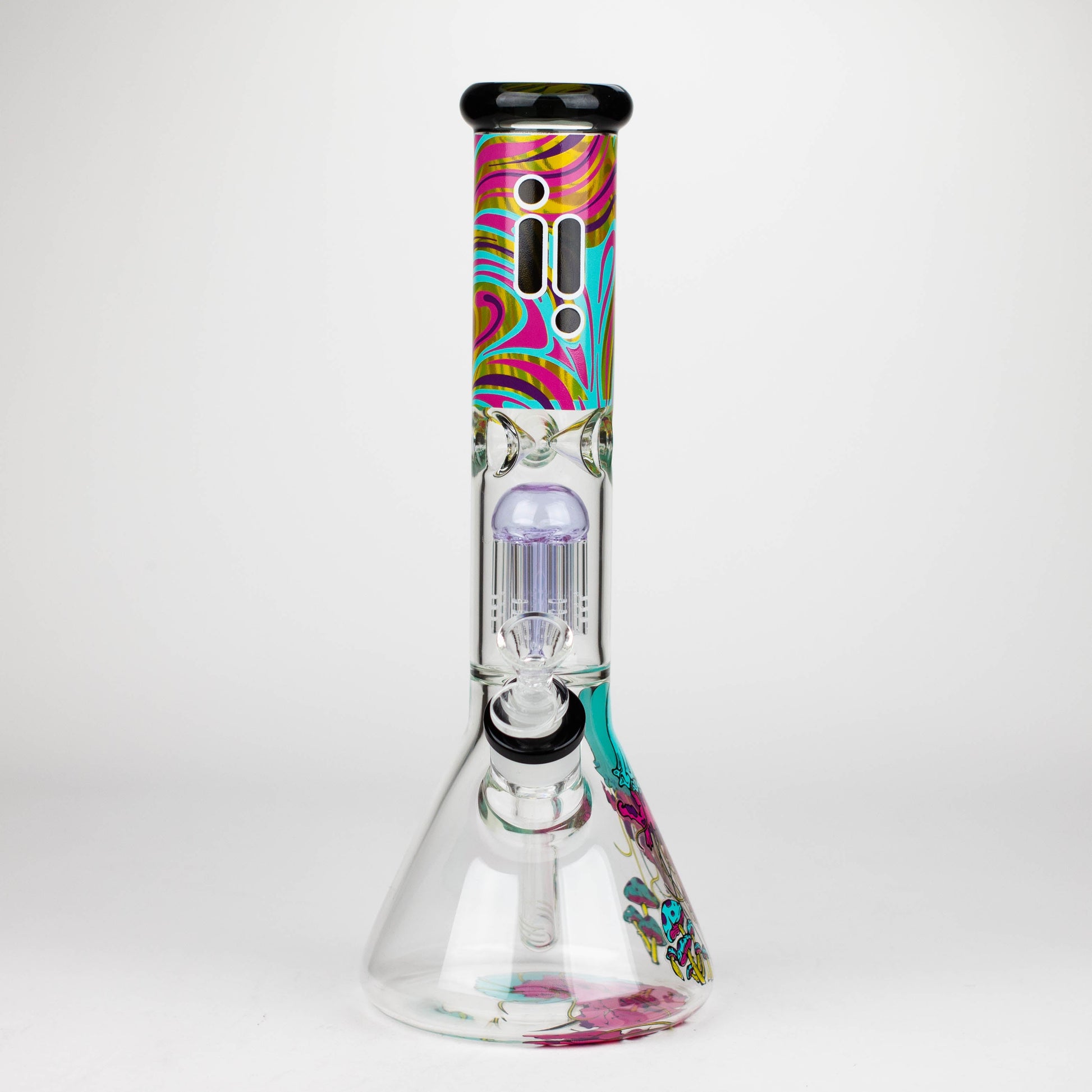 Infyniti | Untamed 14" 7 mm Classic Beaker Water Bong - Jellyfish_5