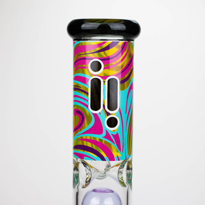 Infyniti | Untamed 14" 7 mm Classic Beaker Water Bong - Jellyfish_6