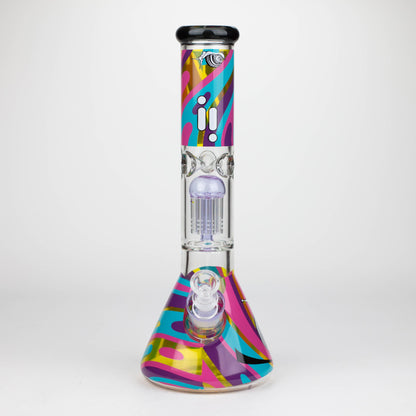 Infyniti | Untamed 14" 7 mm Classic Beaker Water Bong - Snail_5