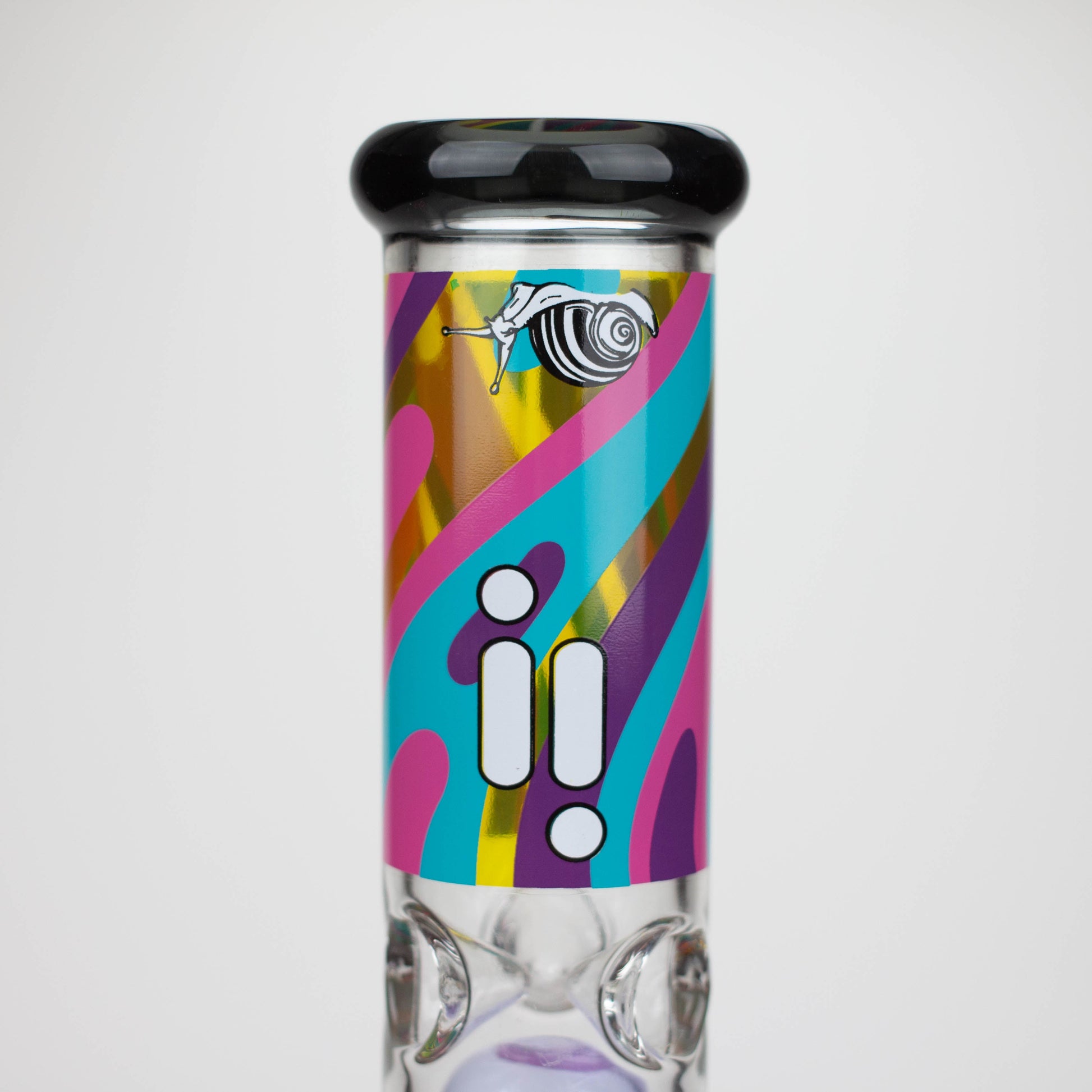 Infyniti | Untamed 14" 7 mm Classic Beaker Water Bong - Snail_6