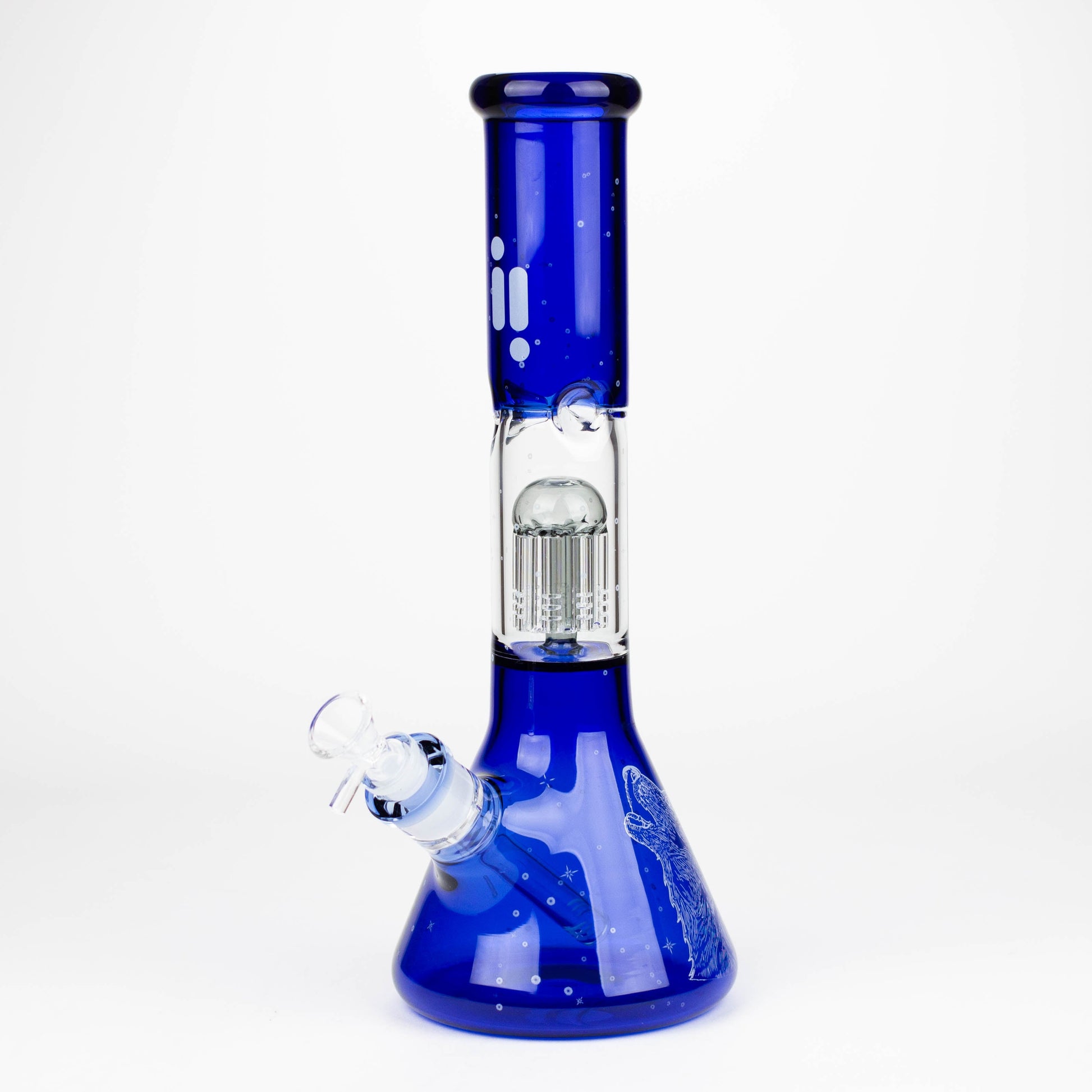 Infyniti | Untamed 14" 7 mm Classic Beaker Bong - Wolf_0