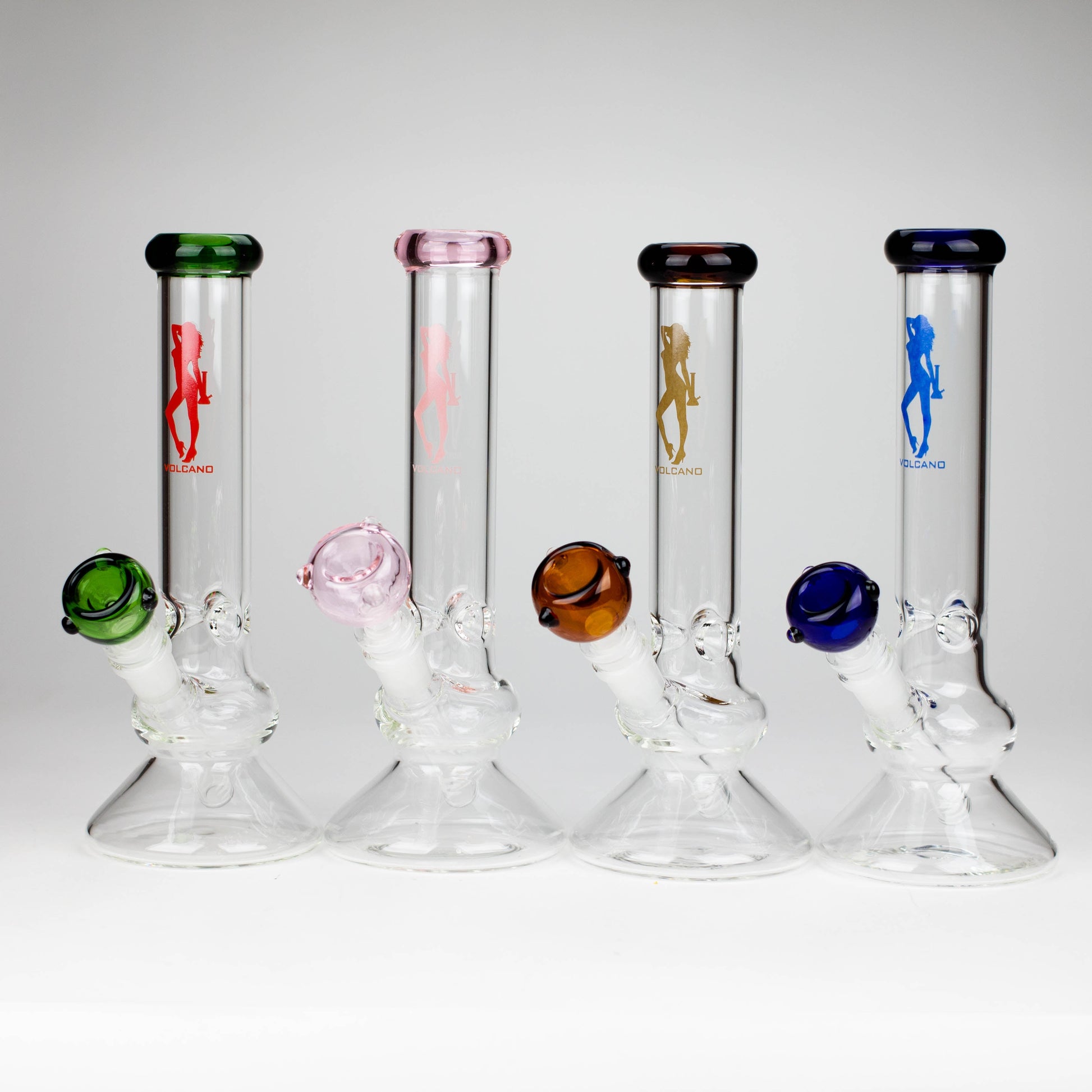 Volcano | 10" Glass Bong with Bowl_0