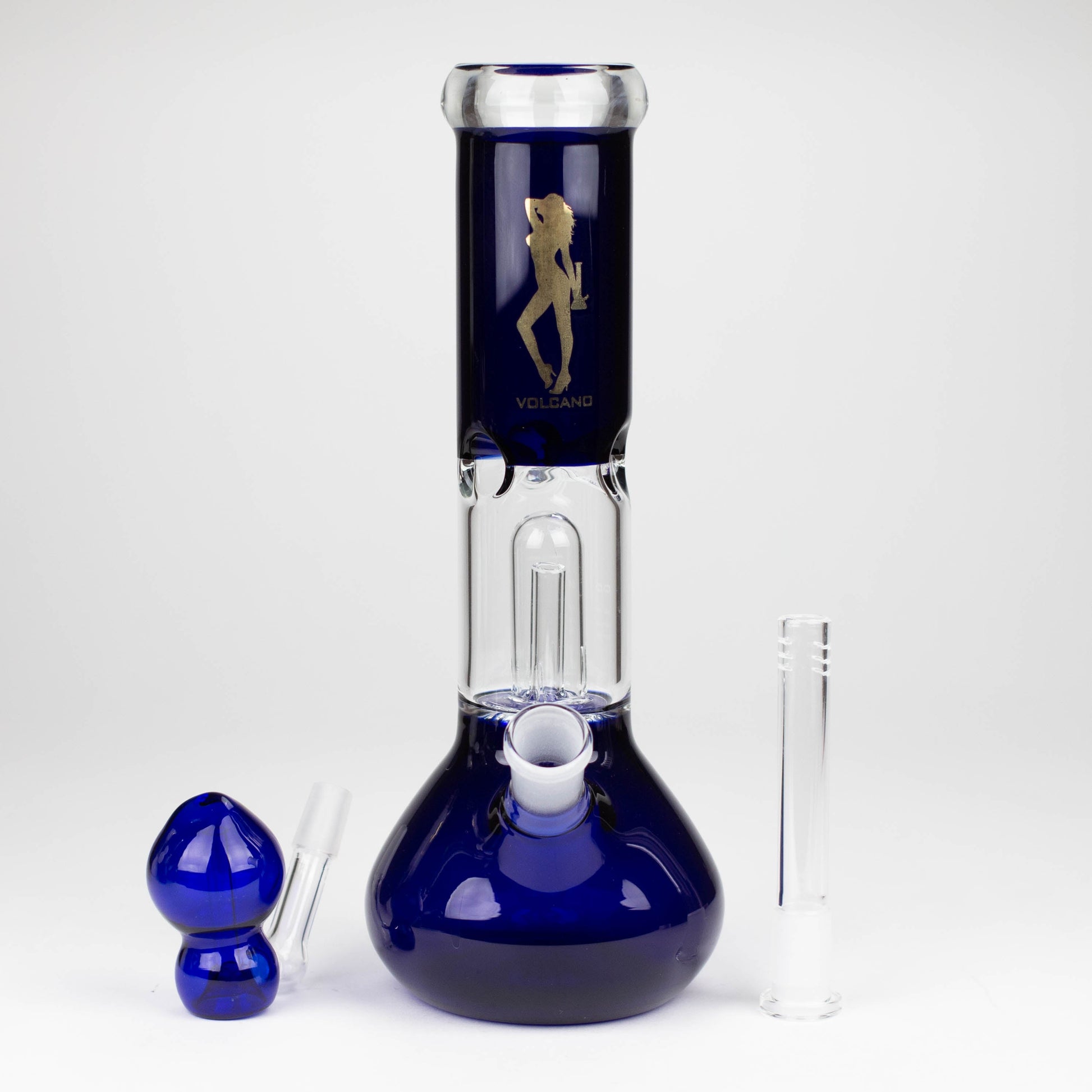 Volcano | 11" Glass Bong with Percolator_4