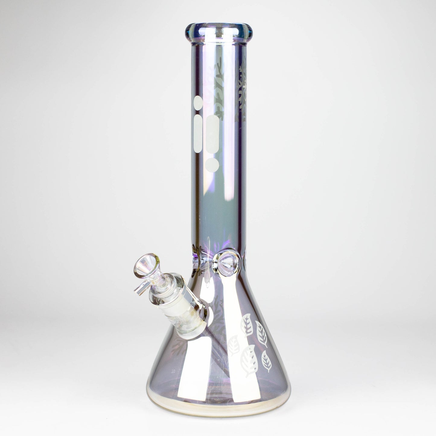 14" Infyniti Tree of Life 7mm Metallic Glass Bong_13