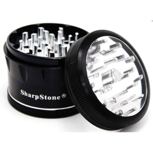 SharpStone® | V2 4 Piece Clear Top Grinder 2.5″_0
