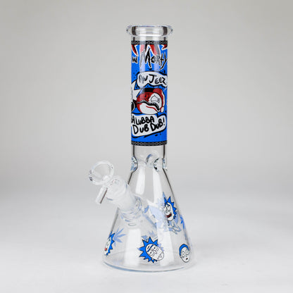 10" Cartoon Glow-in-the-Dark Glass Bong_8