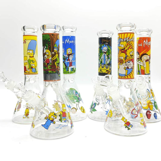 10" Cartoon Design Beaker_0