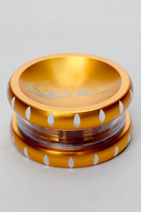 2 Parts Genie Aluminium Herb Grinder - Concave_4