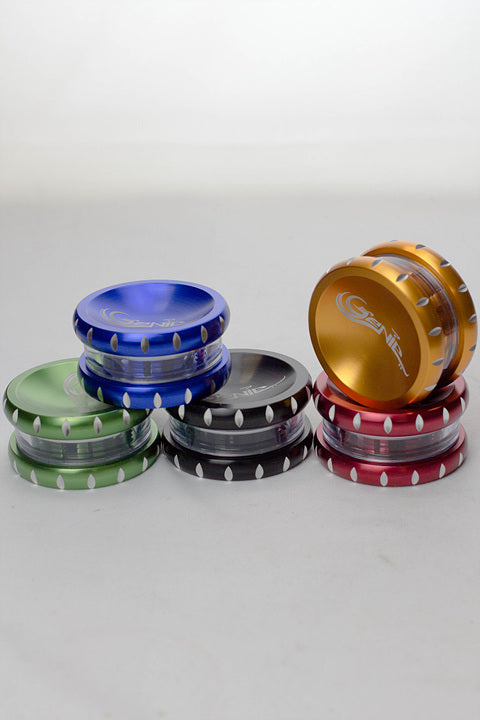 2 Parts Genie Aluminium Herb Grinder - Concave_0