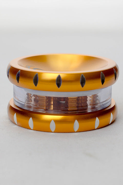 2 Parts Genie Aluminium Herb Grinder - Concave_2