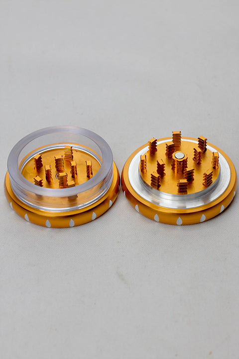 2 Parts Genie Aluminium Herb Grinder - Concave_3