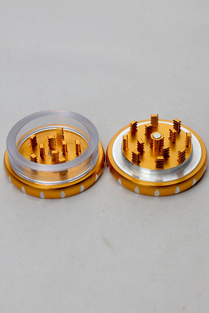 2 Parts Genie Aluminium Herb Grinder - Concave_3