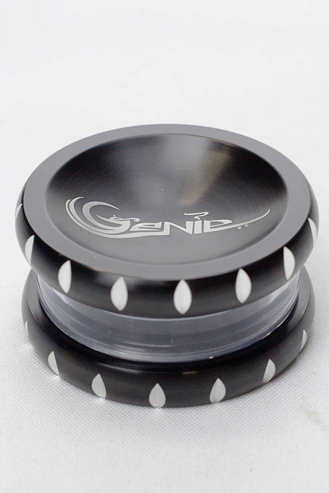 2 Parts Genie Aluminium Herb Grinder - Concave_8