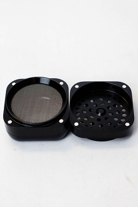Infyniti 4 Parts Black Zinc Grinder_7