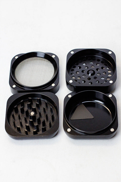 Infyniti 4 Parts Black Zinc Grinder_1