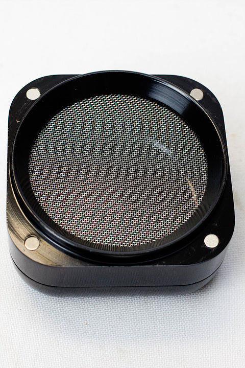 Infyniti 4 Parts Black Zinc Grinder_5