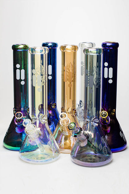 14" Infyniti Tree of Life 7mm Metallic Glass Bong_0