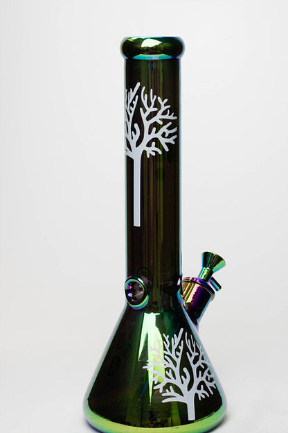 14" Infyniti Tree of Life 7mm Metallic Glass Bong_14