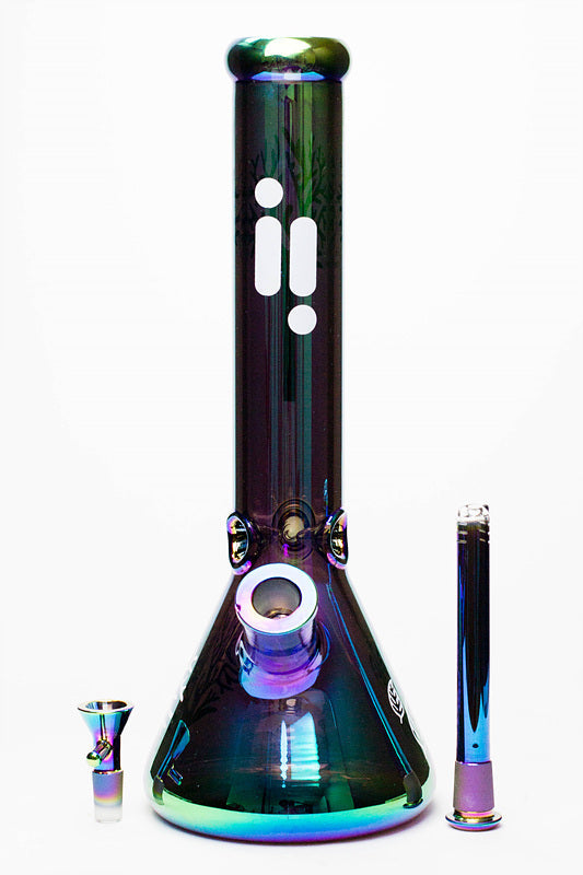 14" Infyniti Tree of Life 7mm Metallic Glass Bong_19