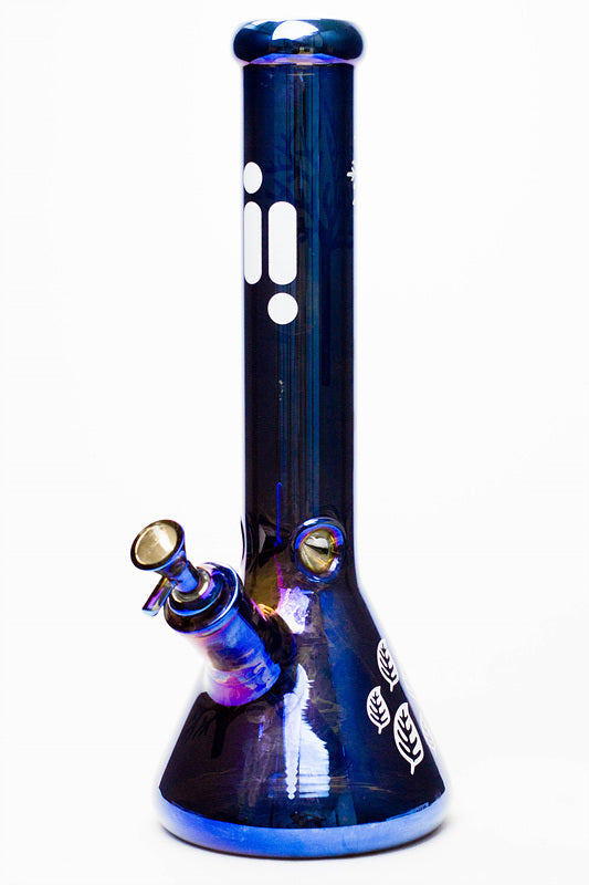 14" Infyniti Tree of Life 7mm Metallic Glass Bong_3
