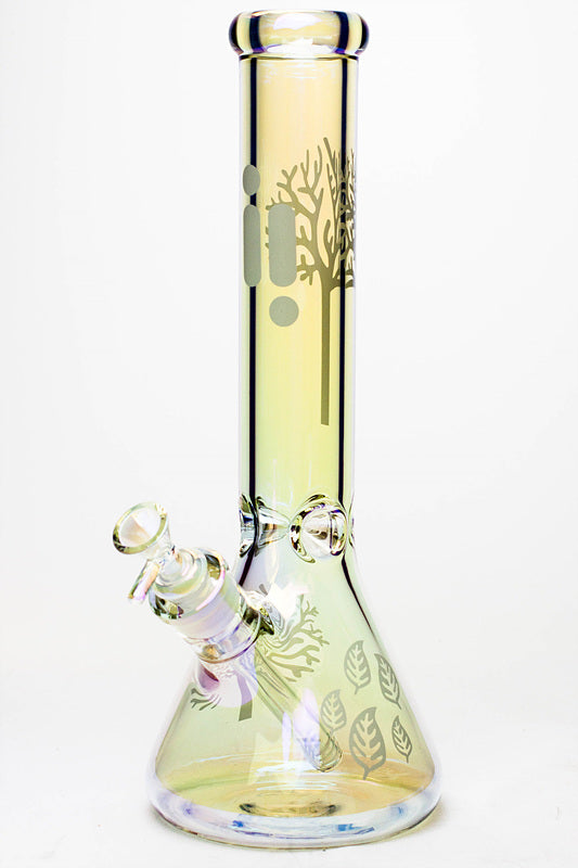 14" Infyniti Tree of Life 7mm Metallic Glass Bong_2