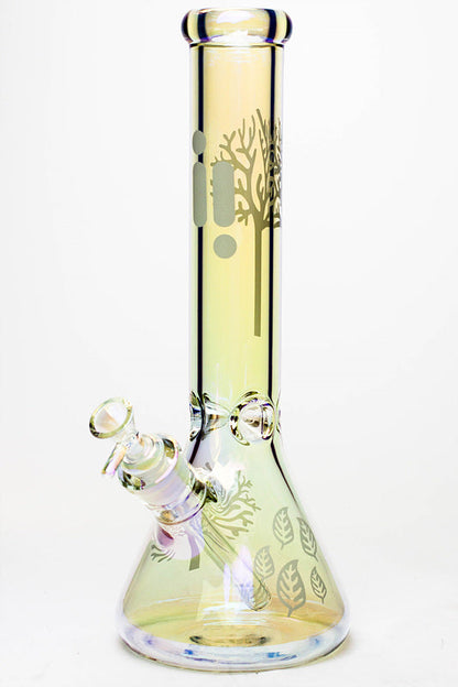 14" Infyniti Tree of Life 7mm Metallic Glass Bong_2
