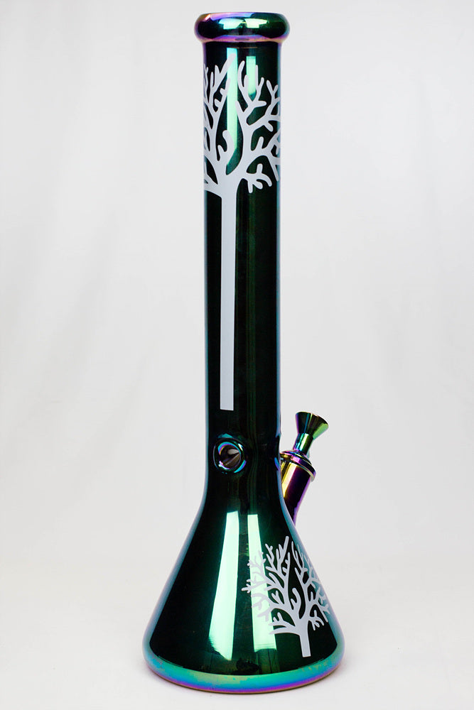 18" Infyniti Tree of Life 7mm Metallic Glass Bong_15