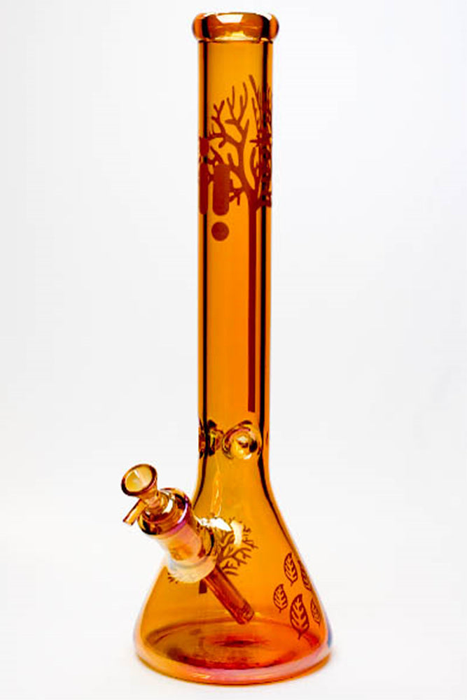 18" Infyniti Tree of Life 7mm Metallic Glass Bong_3
