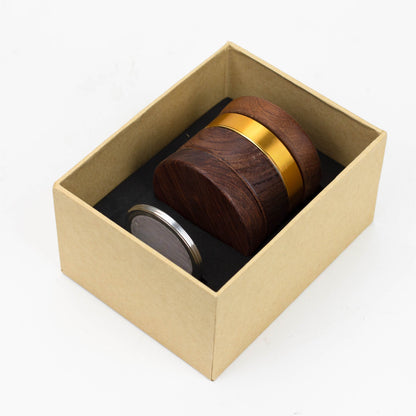 Genie 4 Parts Wooden Cover Grinder Gift Set_5