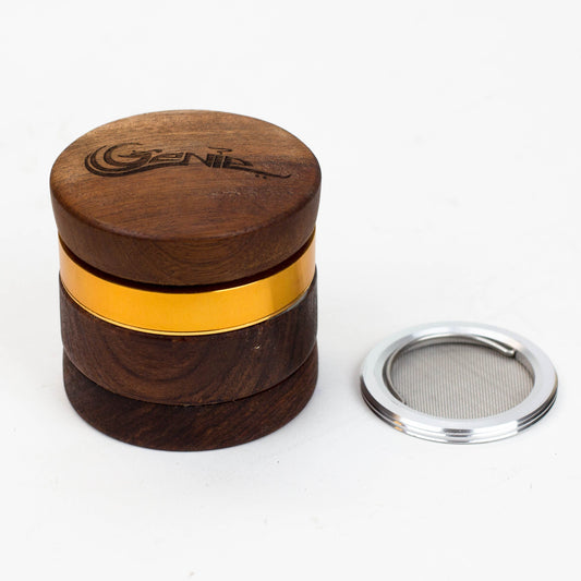 Genie 4 Parts Wooden Cover Grinder Gift Set_0