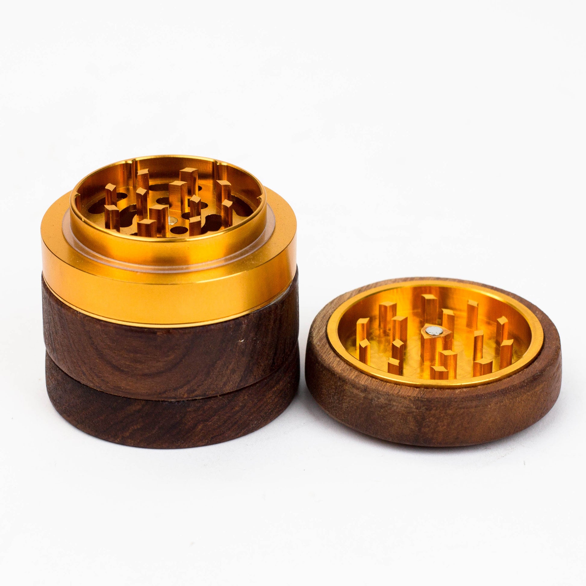 Genie 4 Parts Wooden Cover Grinder Gift Set_3