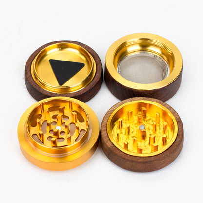Genie 4 Parts Wooden Cover Grinder Gift Set_4