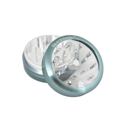 SharpStone® | CLEAR TOP 2 PIECE HERB GRINDER - 2.2"_4