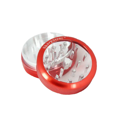 SharpStone® | CLEAR TOP 2 PIECE HERB GRINDER - 2.2"_3